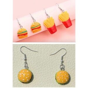Burger & Fries Earrings Bundle